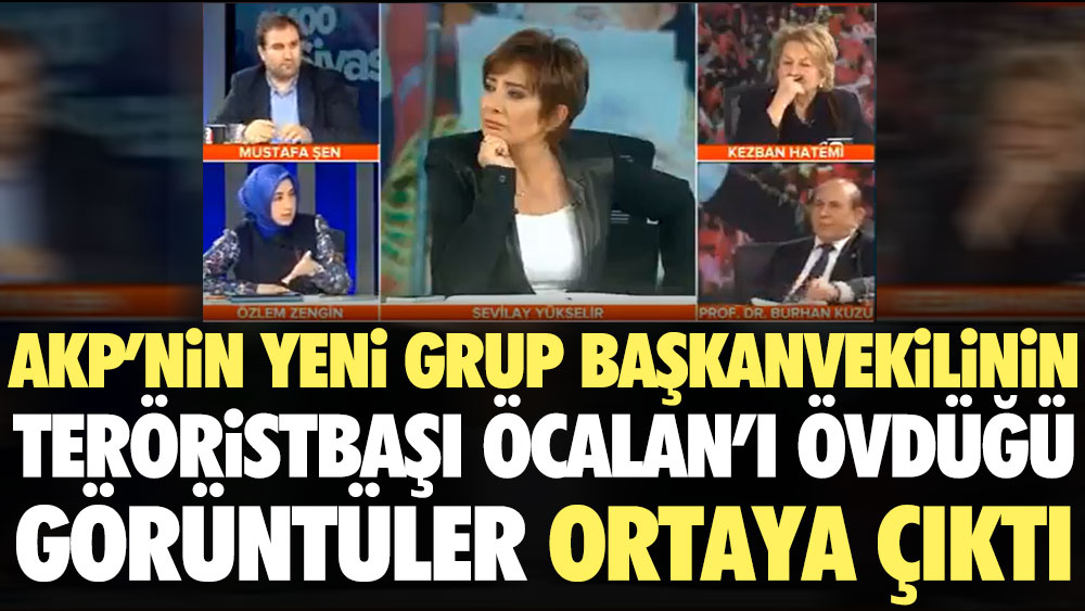 AKP’nin yeni Grup Başkanvekili Özlem Zengin'in teröristbaşı Öcalan’ı övdüğü görüntüler ortaya çıktı