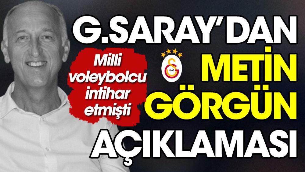 Galatasaray'dan intihar eden Metin Görgün için borç açıklaması geldi