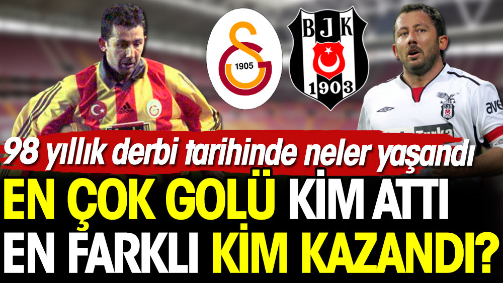 En çok golü kim attı, en farklı kim kazandı? İşte derbi tarihine geçen futbolcular