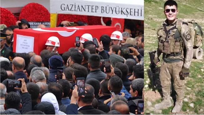 Şehit Piyade Sözleşmeli Er Mustafa Öztürk son yolculuğuna uğurlandı