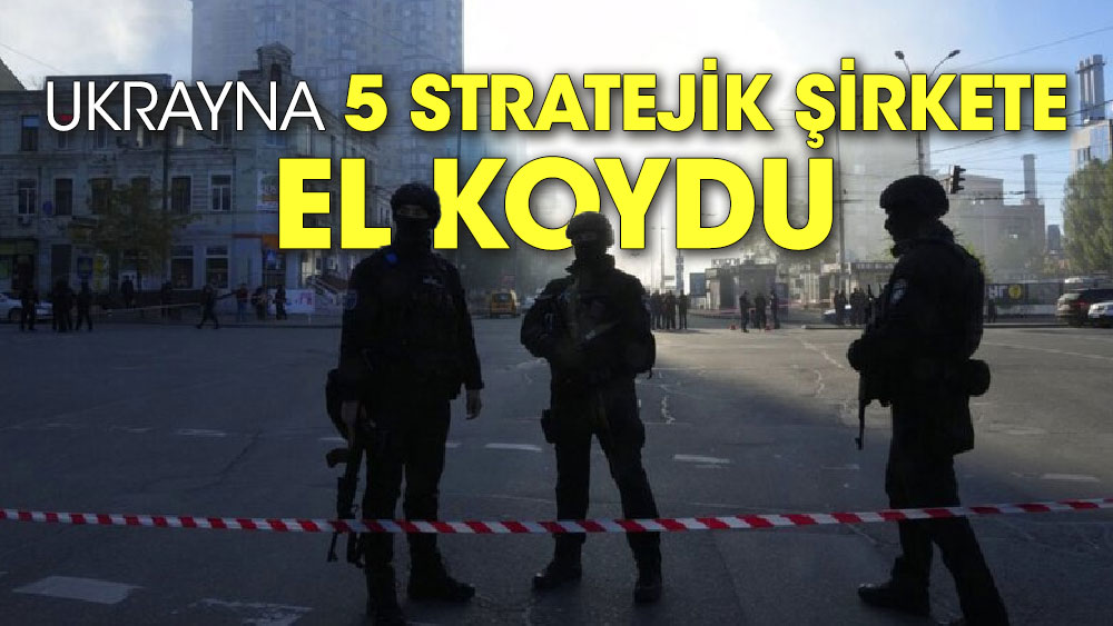 Ukrayna, 5 büyük stratejik şirkete el koydu