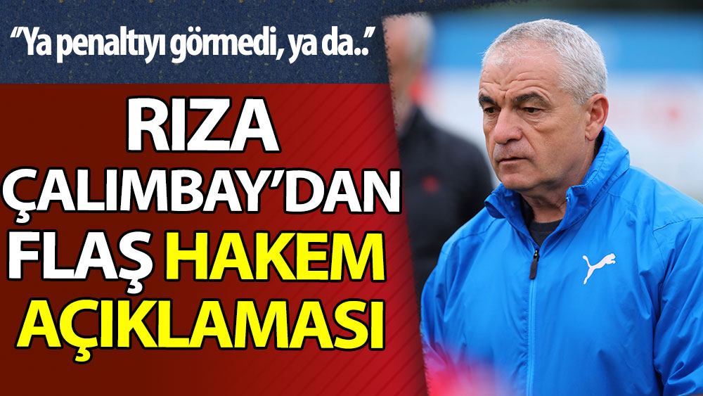 Rıza Çalımbay, Fenerbahçe'ye neden kaybettiklerini tek cümleyle özetledi