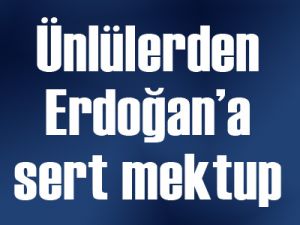 Ünlülerden Erdoğan’a sert mektup