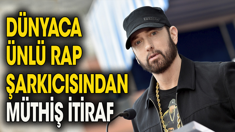Ünlü rap şarkıcısı Eminem: Uyuşturucu bağımlılığından müzik sayesinde kurtuldum