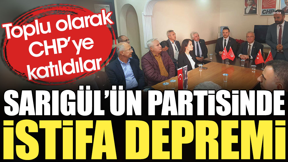 Sarıgül'ün partisinde istifa depremi. Toplu olarak CHP'ye katıldılar