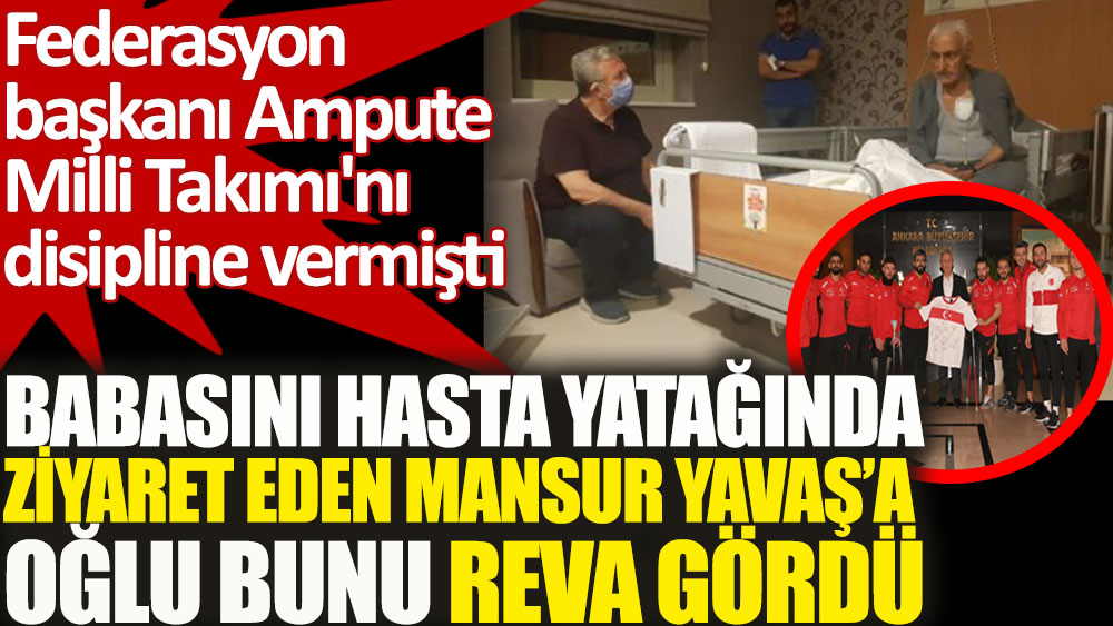 AKP'li eski bakan Zeki Ergezen'in oğlu Muaz Ergezen babasını hasta yatağında ziyaret eden Mansur Yavaş’a yıllar sonra bunu reva gördü