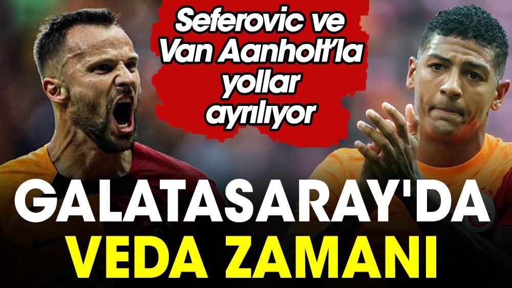 Galatasaray 2 yıldızıyla vedaşalıyor