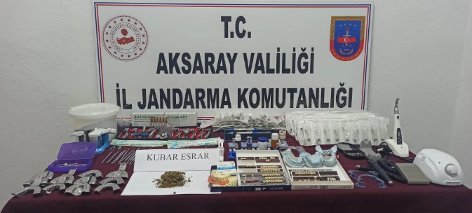 Aksaray'da 'sahte diş hekimine' gözaltı 