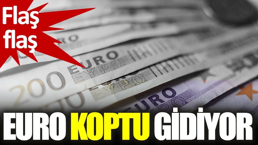 Flaş…Flaş...Euro koptu gidiyor