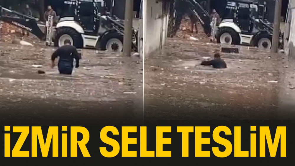 İzmir sele teslim: Metrekareye 15 kilogram yağış düştü