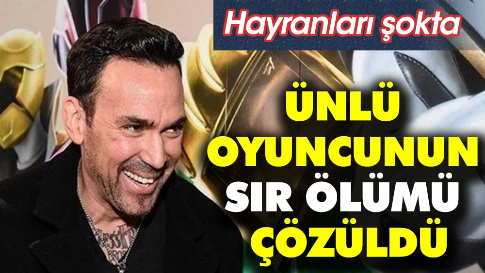 Ünlü oyuncu Jason David Frank'in sır ölümü çözüldü. Hayranları şokta