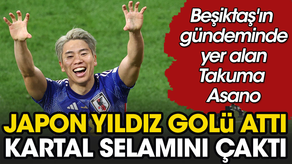 Japon futbolcudan Beşiktaş'a kartal selamı