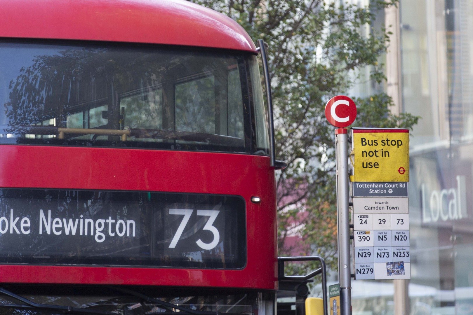 Londra'da otobüs şoförleri greve gitti