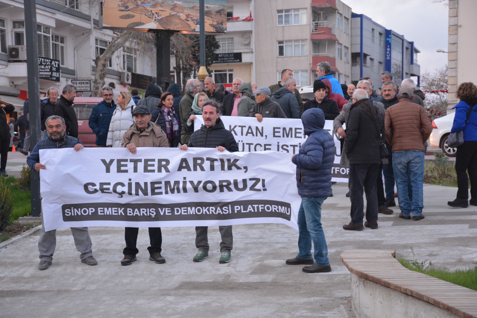Sinop’ta zam protestosu: Yeter artık, geçinemiyoruz