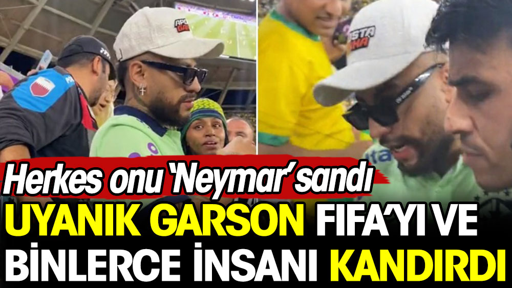 Uyanık garson FIFA'yı ve binlerce insanı kandırdı. Herkes onu Neymar sandı