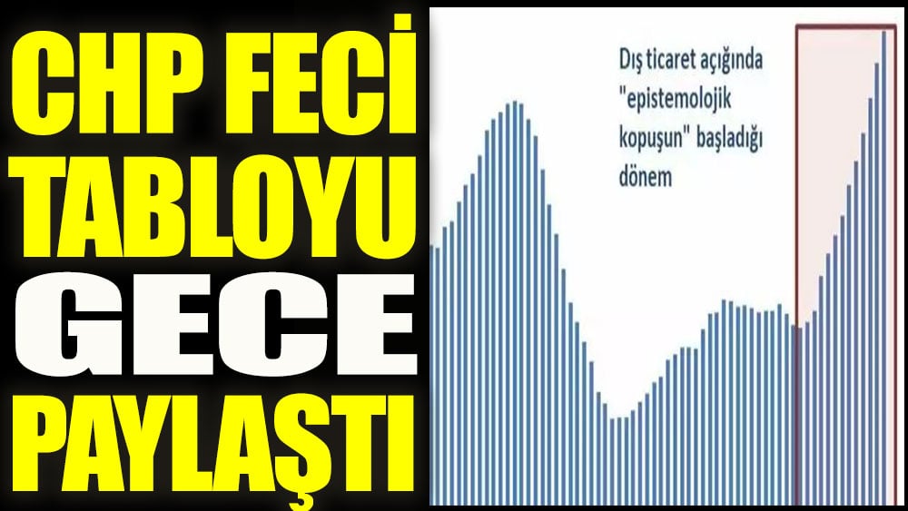 CHP feci tabloyu gece paylaştı