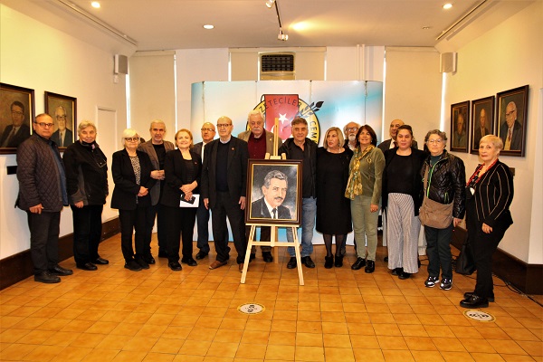 TGC Basın Müzesi'ne Orhan Duru'nun tablosu asıldı