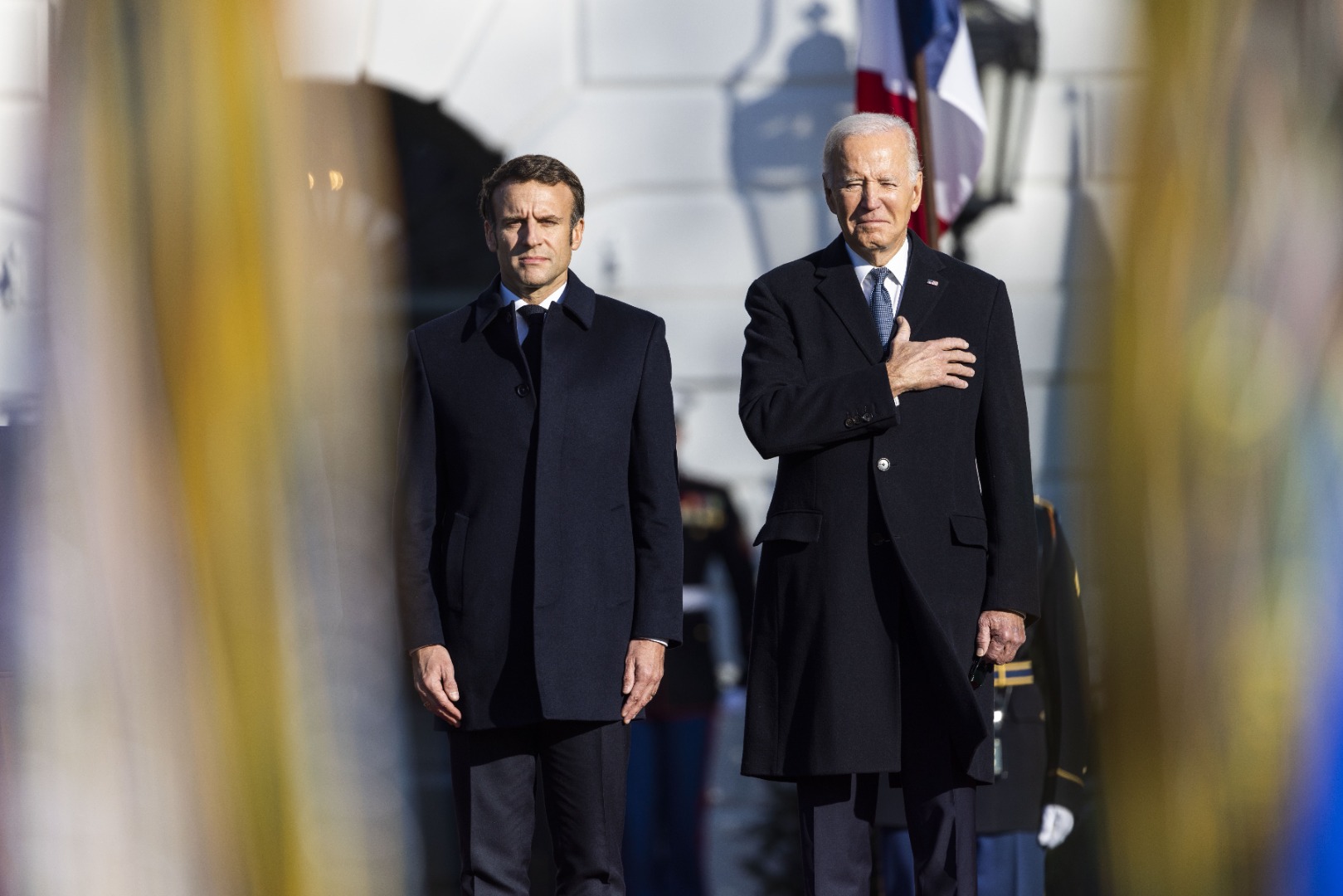 Biden ve Macron Beyaz Saray’da bir araya geldi   