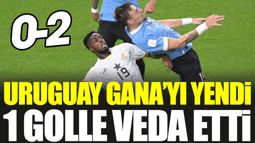 Uruguay Dünya Kupası'na veda etti