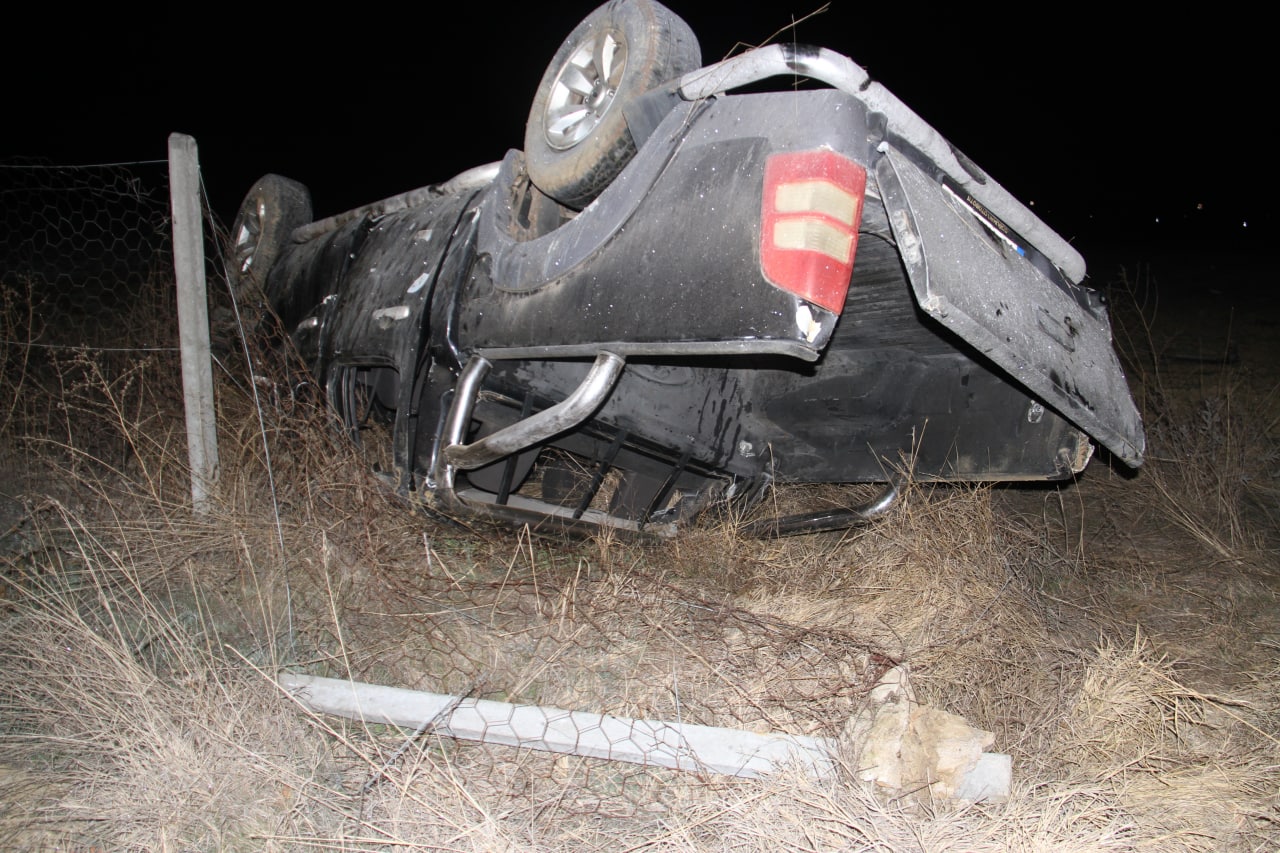Konya'da kamyonetin devrildiği kazada 1 kişi öldü, 1 kişi yaralandı