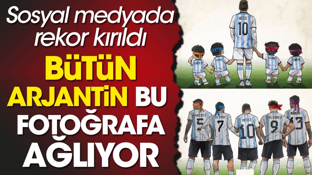 Arjantin'i ağlatan fotoğraf ortaya çıktı