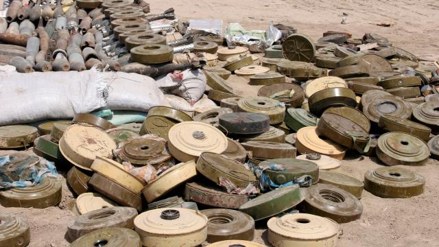 Yemen'de 375 binden fazla mayın ve mühimmat temizlendi