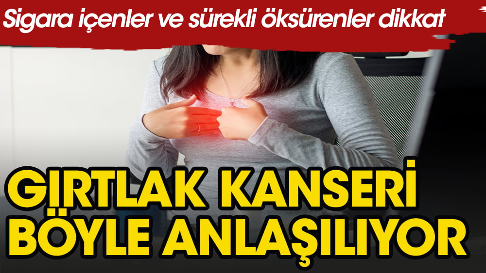 Gırtlak kanseri böyle anlaşılıyor