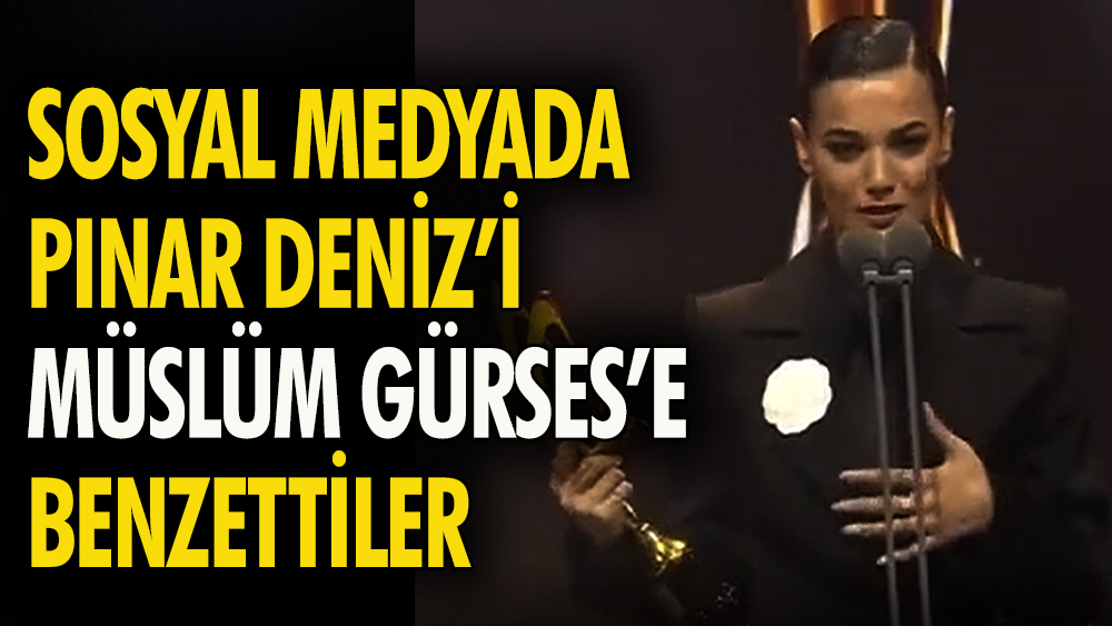 Sosyal medya kullanıcıları Pınar Deniz'i, Müslüm Gürses'e benzetti