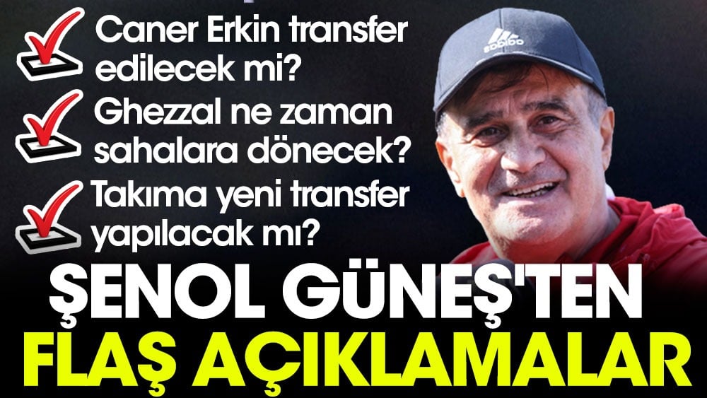 Şenol Güneş: Neymar'ı isterim. Ronaldo'yu istemiyorum