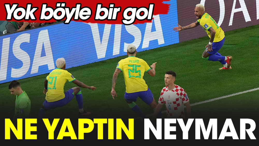 Ne yaptın Neymar? Yok böyle bir gol