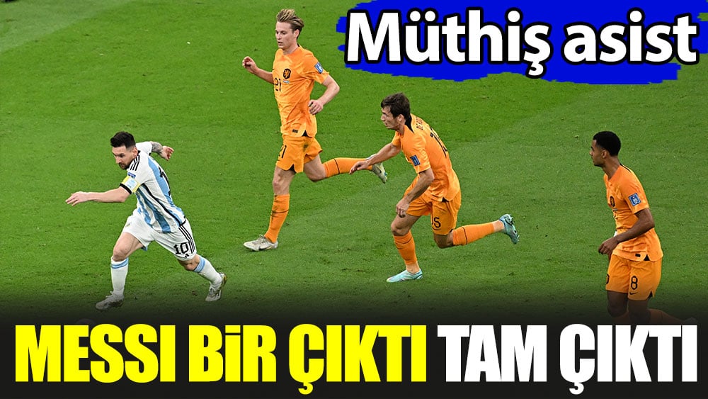 Messi bir çıktı, tam çıktı: Müthiş asist