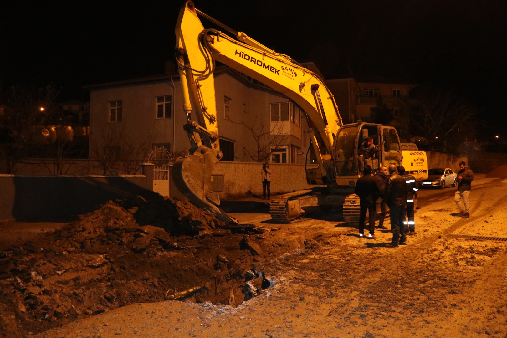 Yozgat’ta iş makinesi boru hattına zarar verdi, kentin gazı kesildi