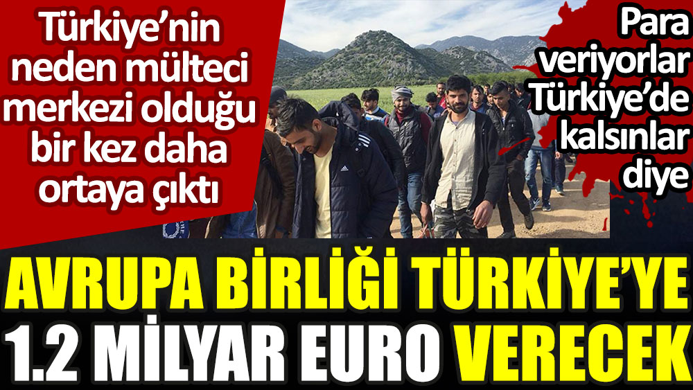 AB mülteciler Türkiye'de kalsın diye 1.2 milyar Euro veriyor. Neden Türkiye'nin mülteci merkezi olduğu ortaya çıktı
