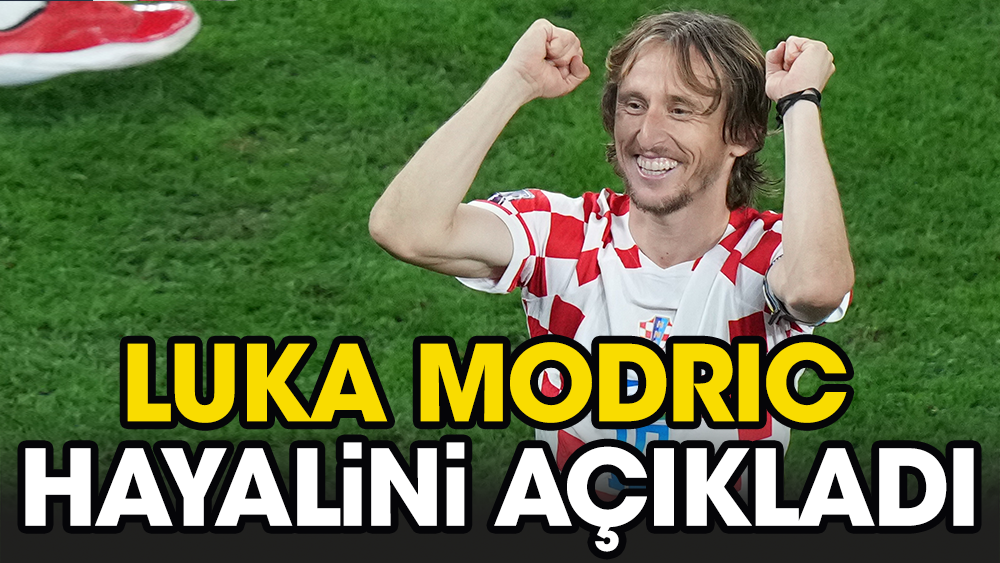 Arjantin maçı öncesi Luka Modric hayalini açıkladı