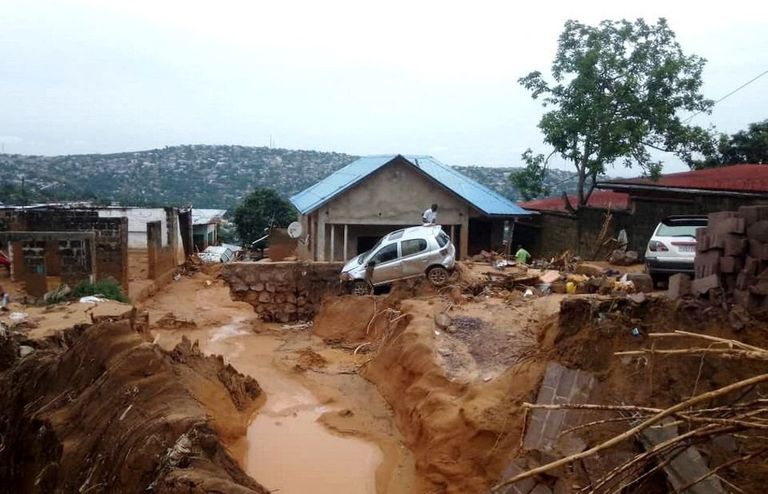 Sel felaketinin vurduğu Kongo'da 176 kişi can verdi