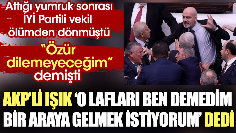 İYİ Partili Hüseyin Örs'ün ölümden dönmesine sebep oldu. Özür dilemeyeceğini söyledi. Şimdi de 'Açıklama tarafımdan yapılmamıştır' dedi