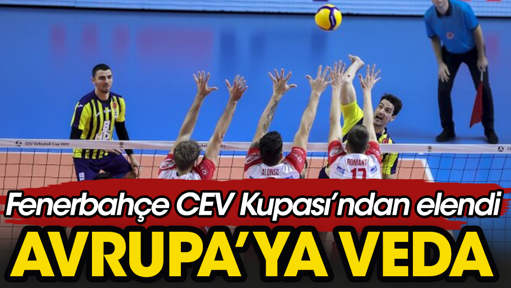 Fenerbahçe Avrupa'ya veda etti