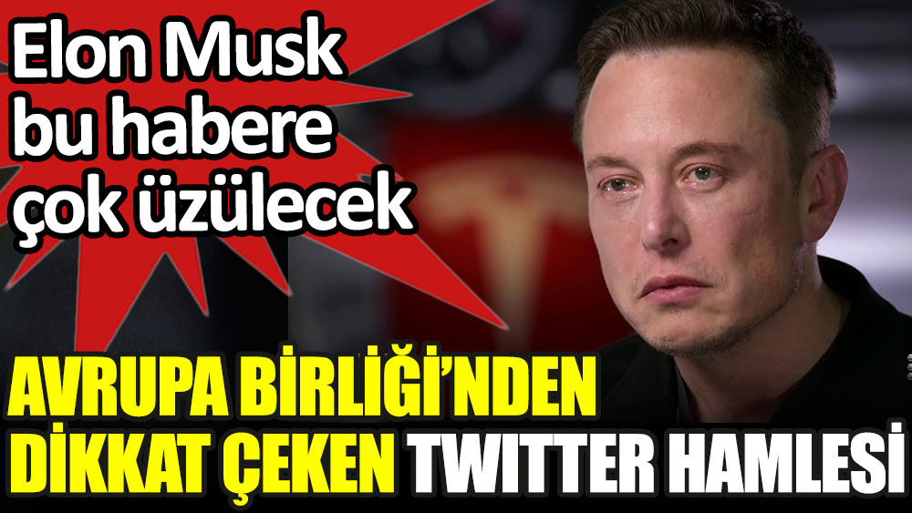 AB'den Elon Musk'ı üzecek Twitter hamlesi