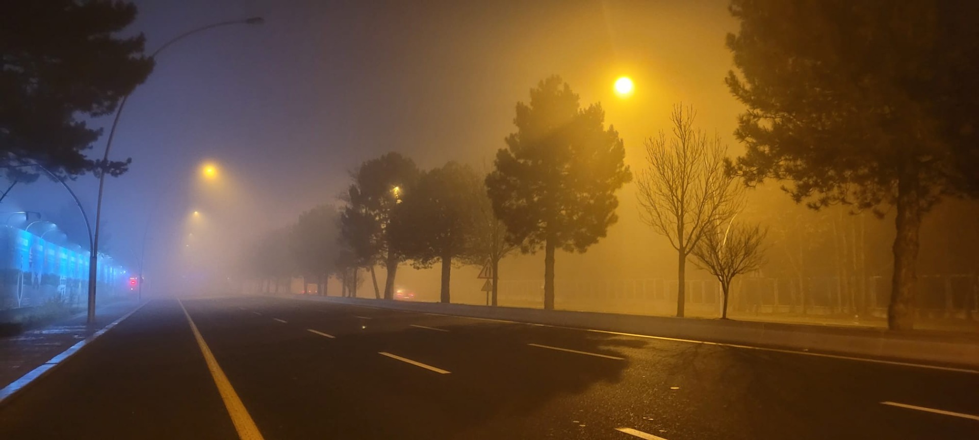Ankara’da sis etkili oldu