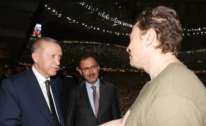 Cumhurbaşkanı Erdoğan Elon Musk ile bir araya geldi