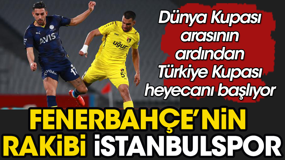 Eksik Fenerbahçe İstanbulspor karşısında