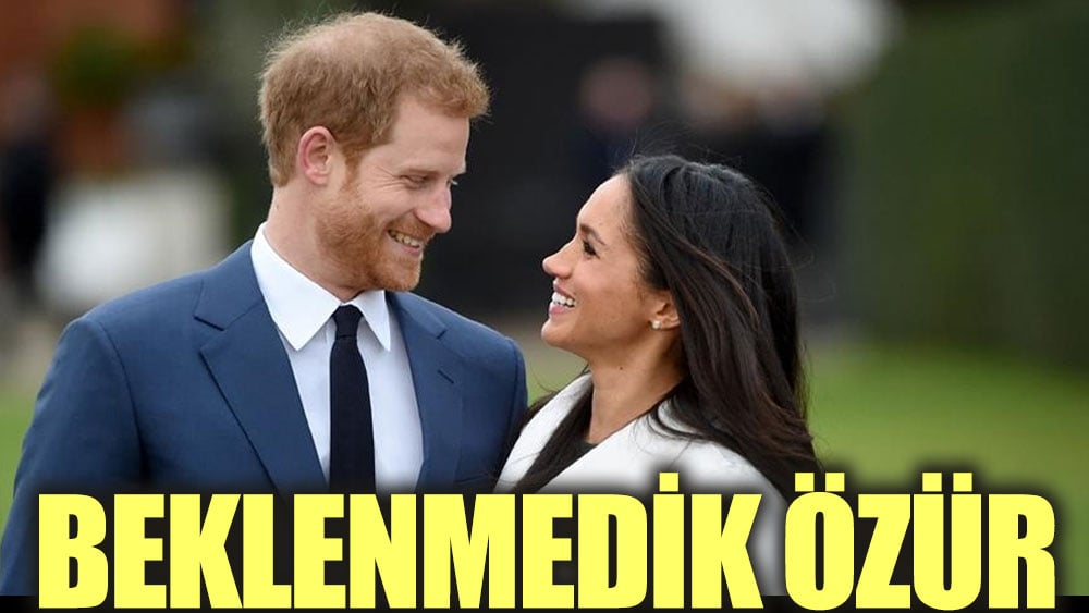 Meghan Markle ve Prens Harry'den beklenmedik özür