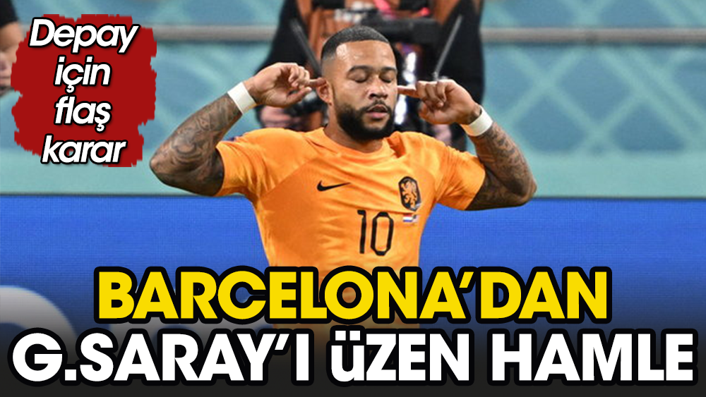 Galatasaray istiyordu: Barcelona'dan flaş Depay kararı