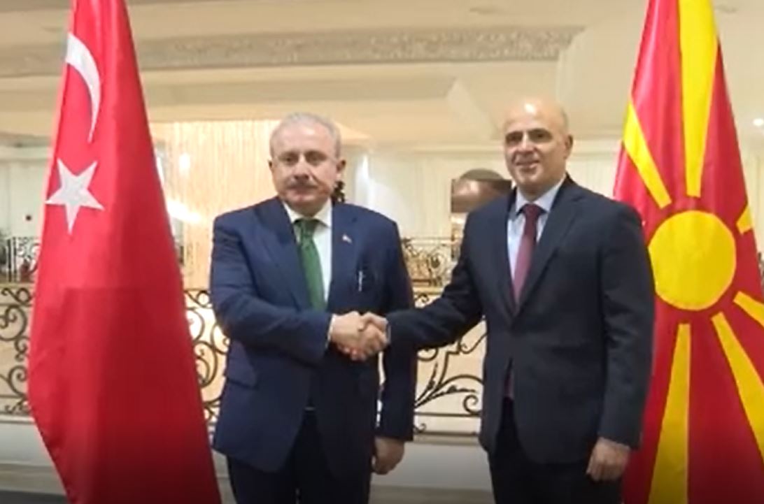 Şentop, Kuzey Makedonya Başbakanı Kovaçevski ile görüştü   