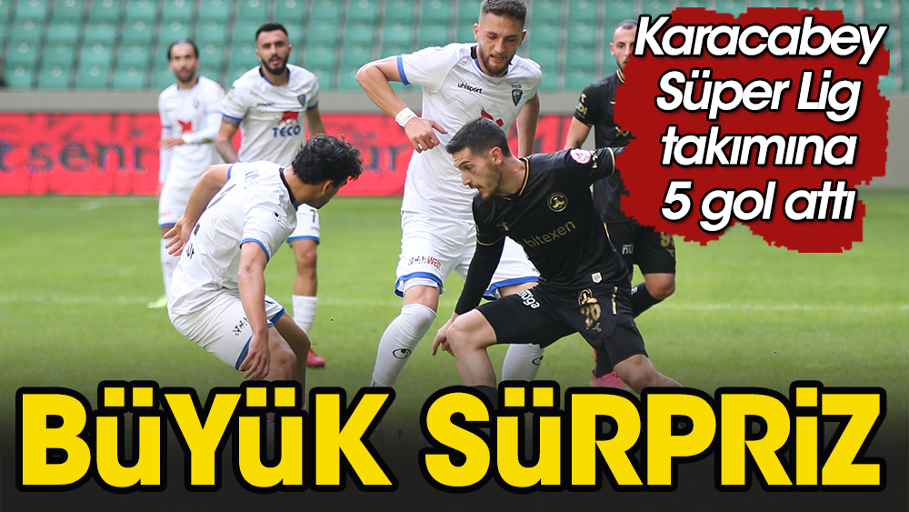 Kupada büyük sürpriz: Karacabey gol yağdırdı
