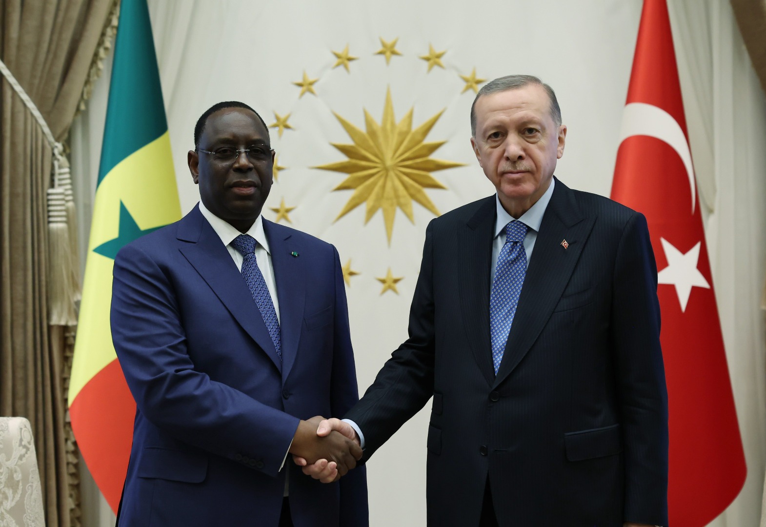 Erdoğan Senegal Cumhurbaşkanı Sall ile bir araya geldi