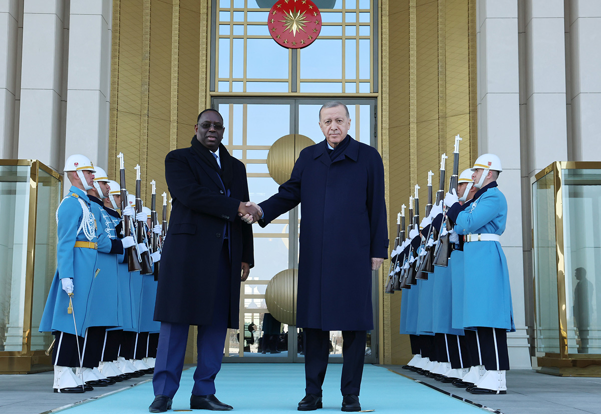 Erdoğan, Senegal Cumhurbaşkanı Sall ile bir araya geldi