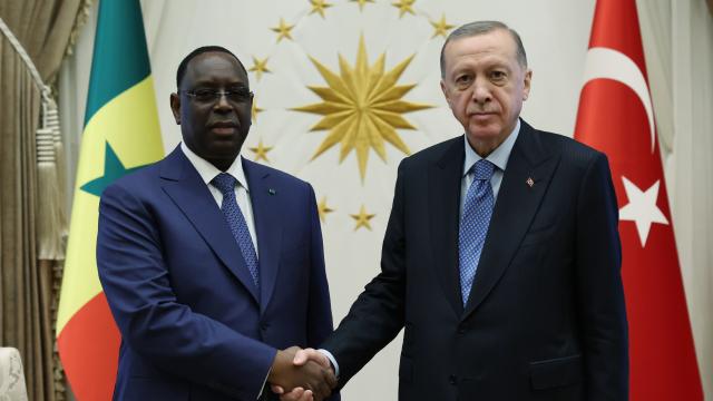 Cumhurbaşkanı Erdoğan ve Senegal Cumhurbaşkanı Sall görüştü