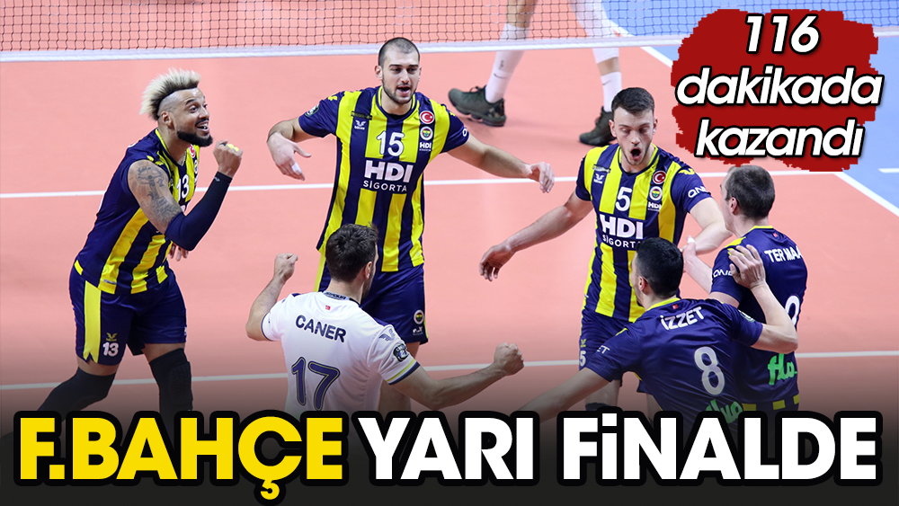 Fenerbahçe kupada yarı finalde