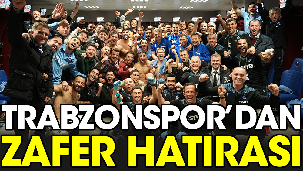 Trabzonspor'dan zafer hatırası